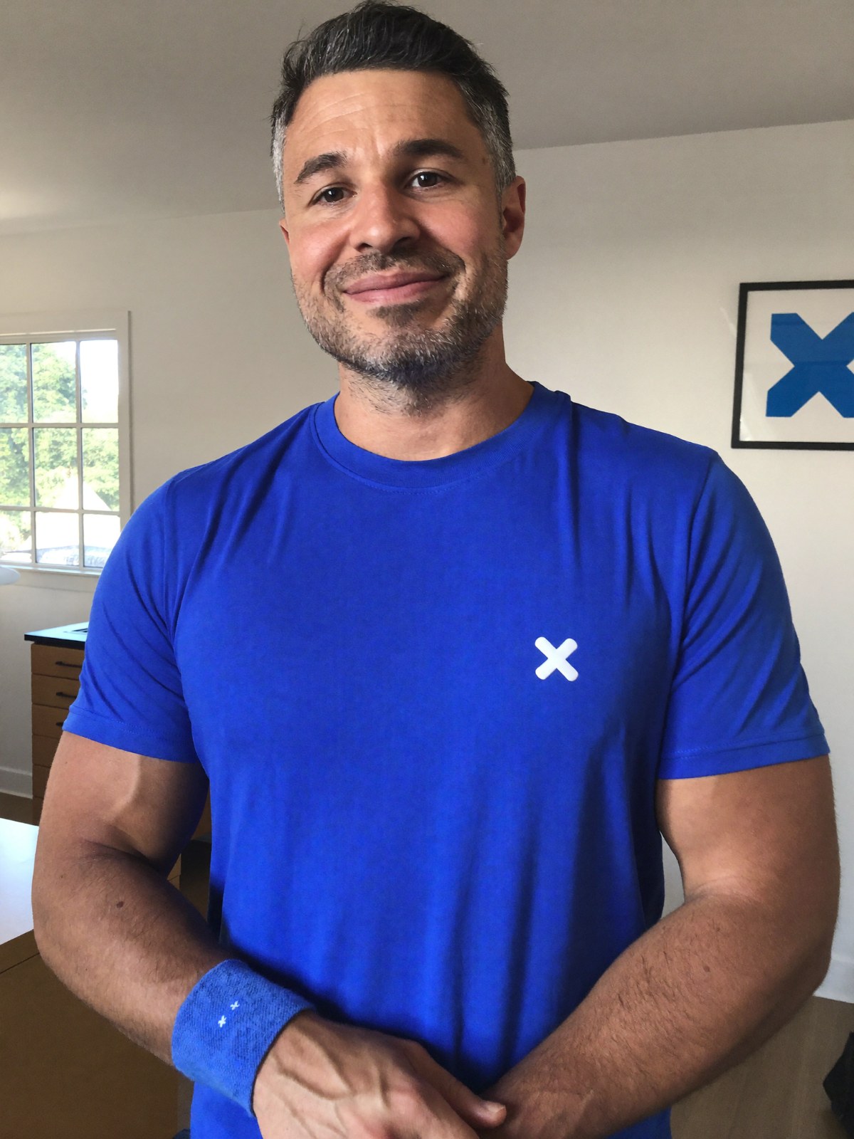 Daniel Mercer in the home office where client calls happen